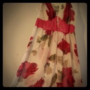 Long floral dress